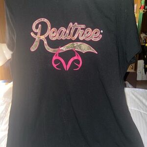 Realtree Black and Pink Top Size XL/XG